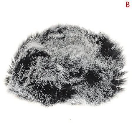Furry Vindskydd Muff Cover Skum Mikrofon Vindskydd för Zoom H1 H1n