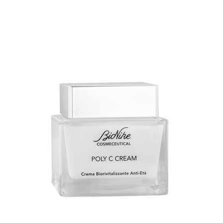 Bionike Cosmeceutical POLY C CREAM Crema Biorivitalizzante Anti-Età 50ml - Tratt.viso 24 ore antirughe