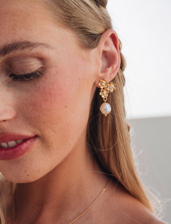 Caroline Svedbom Juni Earrings Gold - Gold - ONE SIZE