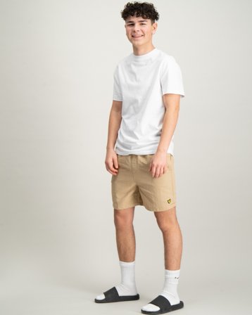 Lyle & Scott Nylon Swimshort Beige Maillots de bain et peignoirs Garçon - Kids Brand Store