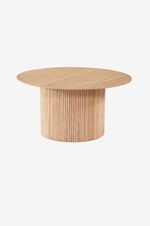 Nordic Furniture Group - Soffbord Scarlett, Ø 90 cm - Natur - Soffbord - Från Homeroom