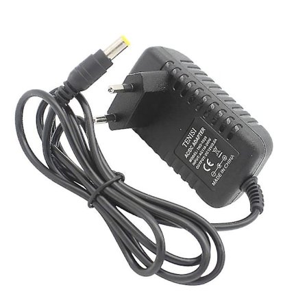 AC/DC 12V 1A Strömadapter Laddare EU-kontakt för LED-slinga Ljus CCTV