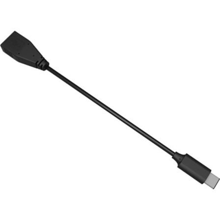 USB-C/USB-A 1A adapterkabel - BIGBEN CONNECTED - 15 cm - Svart