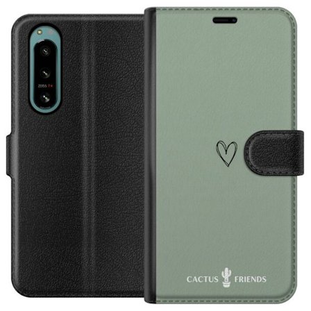 Kompatibelt Lommeboketui til Sony Sony Xperia 5 IV Cactus and Friends – SageLove