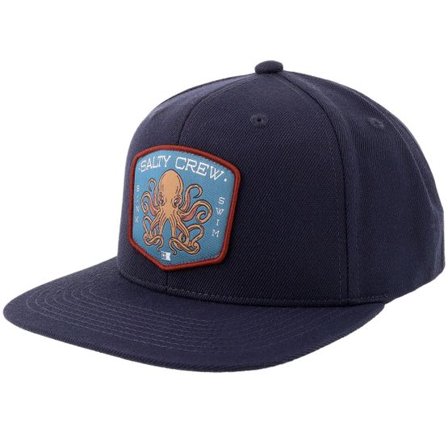 Salty Crew - Blå snapback Keps - Tako Club Navy Snapback @ Hatstore