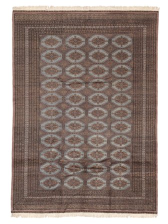 Hand Knotted Pakistan Bokhara 2Ply Rug 221X305 Brown/Beige