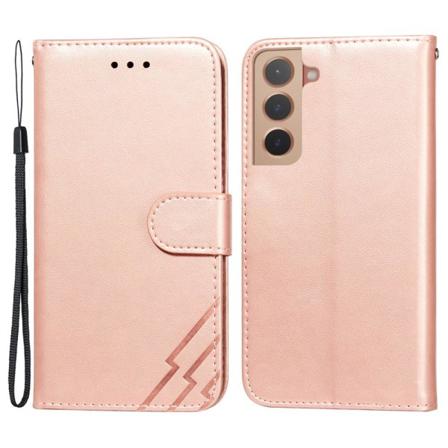 Samsung Galaxy S22 Plus Fodral Tre Ränder Roséguld