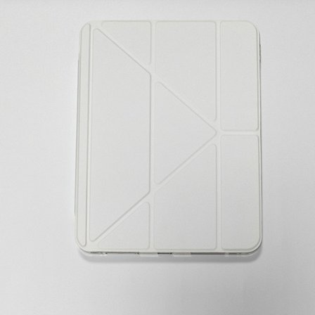 Fodral för iPad 2022 10 ren vit låsspänne vikbart delat tum hel rem