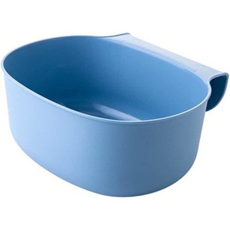 Hængende køkkenmøbel skraldespand blå plastik one size