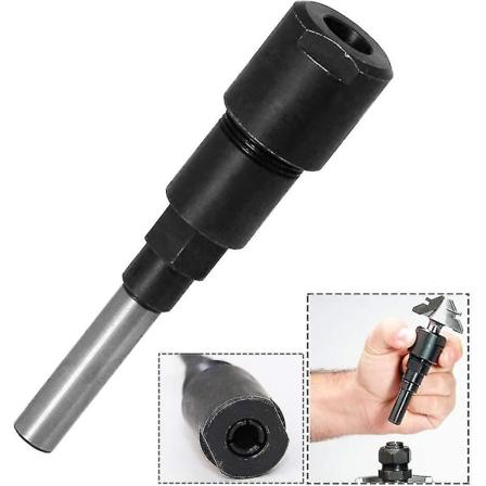 8mm reitittimen pidennysvarsi puuntyöstöterä kiinnityspidennys reitittimen pidennysholkki kaiverruskoneen kiinnitykseen