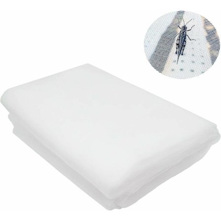 Have Net, Vil Have Insekter - 5 m x 2,5 m Insektnet, Finmasket Insektnet til Beskyttelse af Planter, Blomster, Grøntsager og Frugter