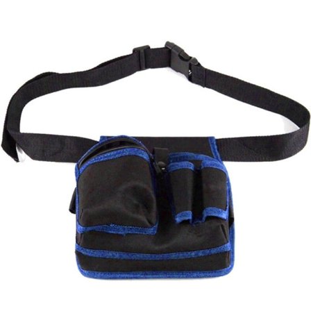 IC Blått verktøybelte, verktøybelte for menn, avtakbart og justerbart verktøyveske for elektrikere, snekkere, bygg, arbeidsforkle, bruksbelte