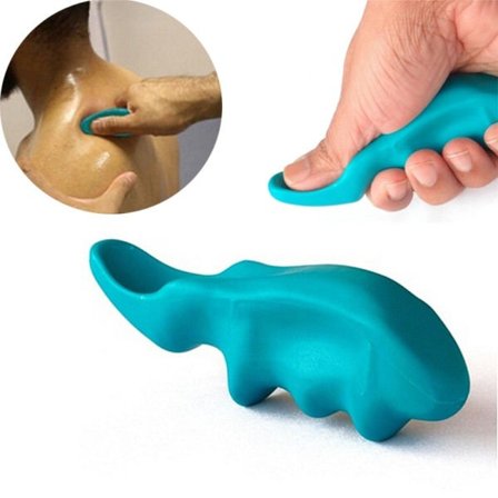 Mini Grøn Tommelfinger Massager Spar til Massage Krops Akupressur Punkt Massageværktøj