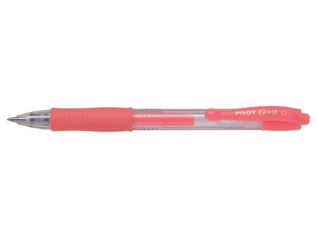 PILOT Gelpenna G-2 0,7 Neon Röd - Lyreco - Kontorsmaterial - Pennor - Gelpennor
