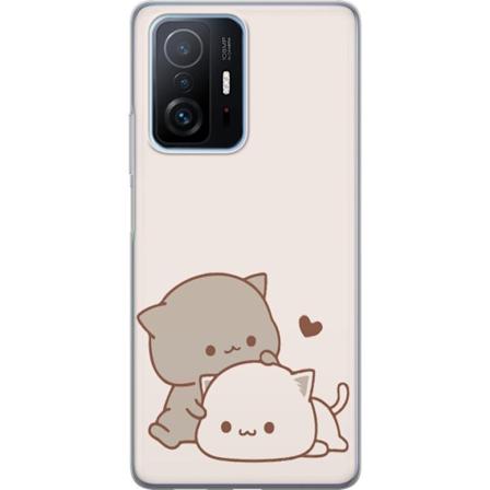 Xiaomi 11T Pro Gennemsigtig cover Kawaii Søde Katte