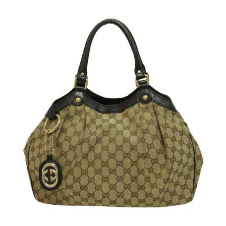 Gucci Vintage, Pre-owned Handbags Beige, Dames, Maat:ONE Size,Canvas