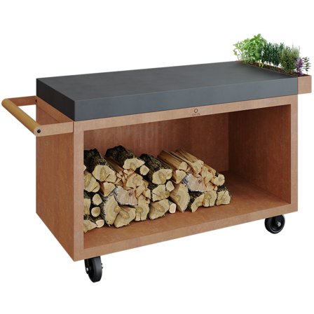 Ofyr Arbetsbord till utekök 135 PRO CD, stål | Inredning > Bord | Bagaren och Kocken