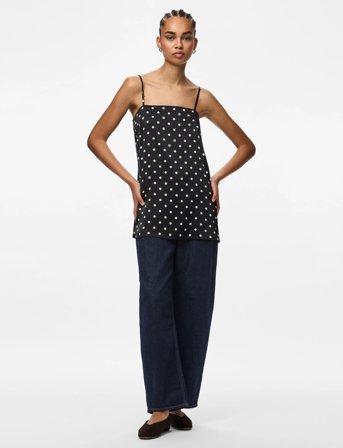 Pieces Pcjytta Strap Satin Top Wvn D2D - Multi/patterned - S