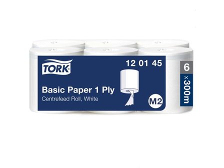 TORK Torkrulle Universal M2 1-lag vit 300m - Lyreco - Städ och hygien - Toalettpapper och torkpapper - Torkrullar