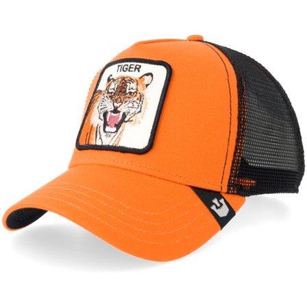 Goorin Bros. - Orange trucker Keps - Hatstore Exclusive x Eye Of The Tiger Orange/Black Trucker @ Hatstore