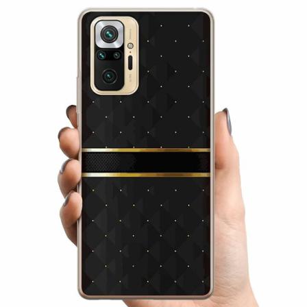 Xiaomi Redmi Note 10 Pro Tpu Mobilskal Golden Stripes