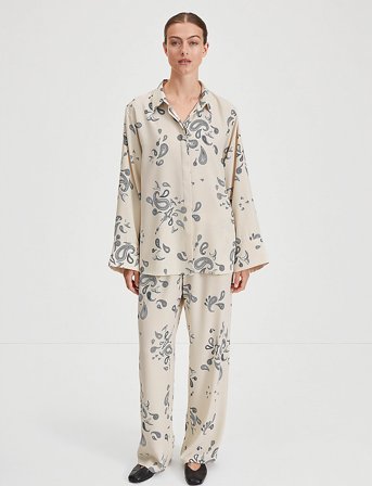 Stylein Maria Long Trousers - Cream - M