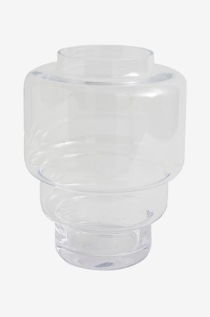 Markslöjd - Lasimaljakko Akka, 23 cm - Läpinäkyvä - Ruukut & maljakot - - Homeroom
