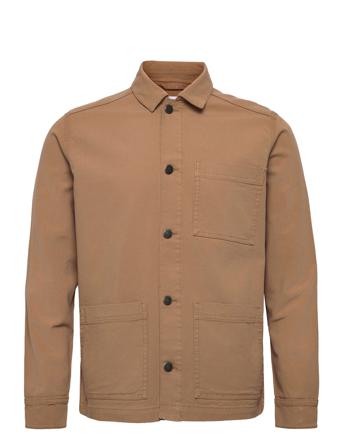 Pine Worker Wear Overshirt - Gots/Vegan Brown Knowledge Cotton Apparel