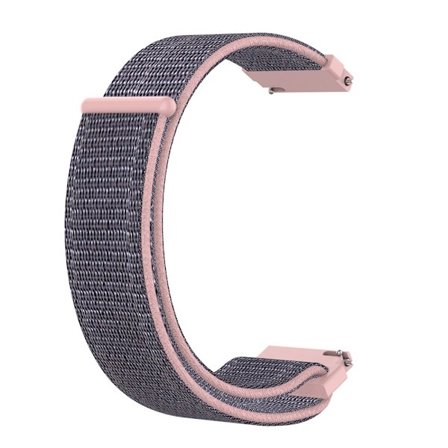Nylonarmband Samsung Galaxy Watch 7 40mm Grå/Rosa