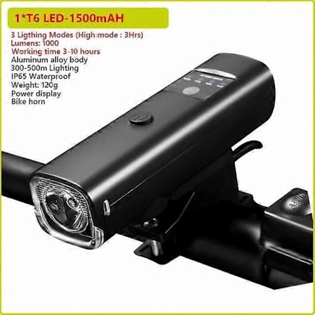 Cykeldele 12 LED 50000LM Ultralys Cykellygte USB Genopladelig LED Cykel Forlygte Vandtæt Cykel 10000mAh Kraftig LED Lommelygte