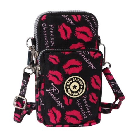 Tyylikäs ja tilava matkapuhelinkotelo olkalaukku