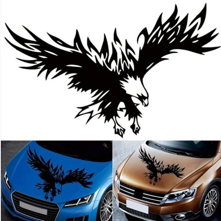 Auton konepellin vinyylitarrat kotka tarra konepelti c