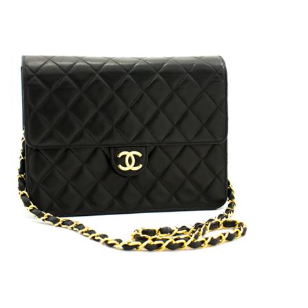 Chanel Vintage, Pre-owned Timeless Bag Zwart, Dames, Maat:ONE Size,leer