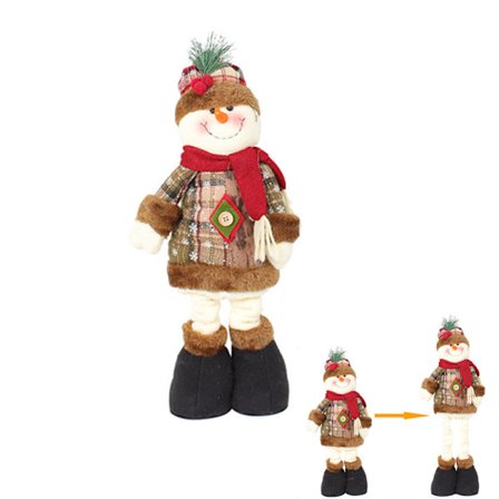 Teleskopisk juldocka, snögubbedocka, julklapp 50 cm