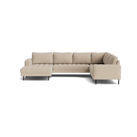 Rouge U-Form Sofa, links