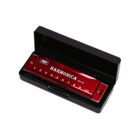 10-håls munspel munstycke pussel musikinstrument