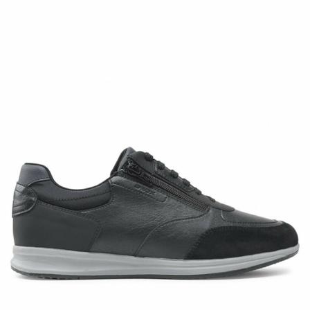 Geox - Sneakers - Svart - Herr - Storlek: 45 Eu, Herr, Storlek: 45 EU