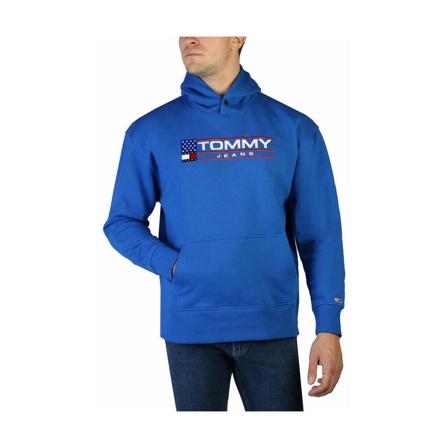 Tommy Hilfiger, Hoodies Niebieski, Mężczyzna, Rozmiar: S