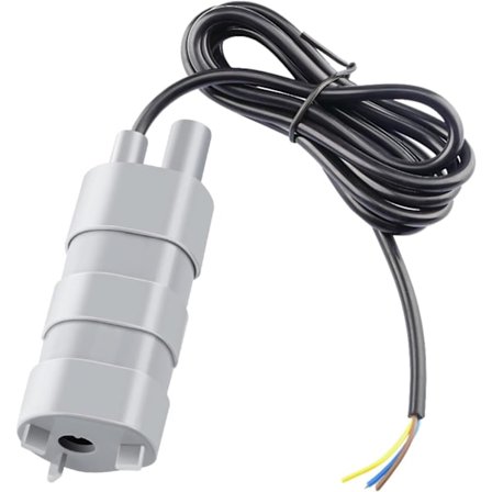 12 V nedsenkbar pumpe, JT-500 mikropumpe, rett pumpe, utløpshode 5 m, med 1,5 m kabel, vannpumpe 600 L/H