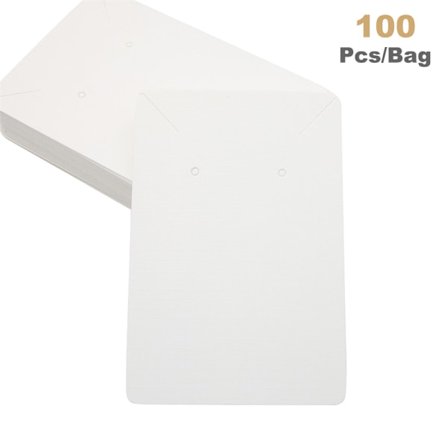 100 st/förpackning Smyckesdisplaykort Halsband Förpackningskort