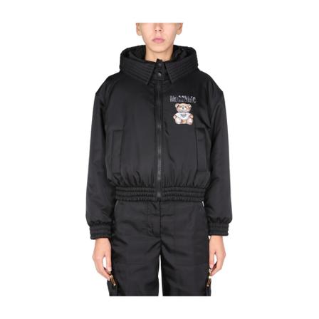 Moschino - Damjackor - Svart - Dam - Storlek: S, Dam, Storlek: S