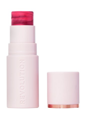 Revolution Beauty London Revolution Skin Silk Marble Blush Stick Berry Flush - Red - 4.5 G