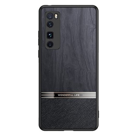 Stötsäkert mobilskal med trämotiv till Huawei nova 7 5G