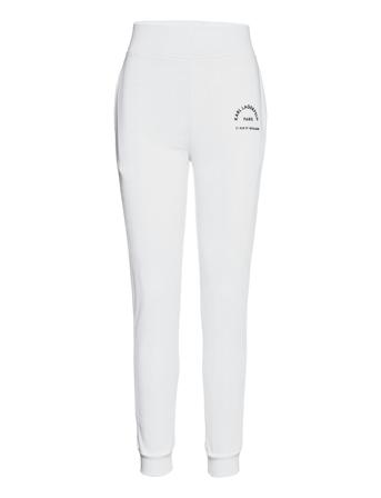 Address Logo Sweatpants White Karl Lagerfeld