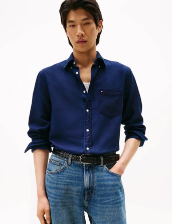 Tommy Hilfiger Flannel Indigo Shirt - Blue - S