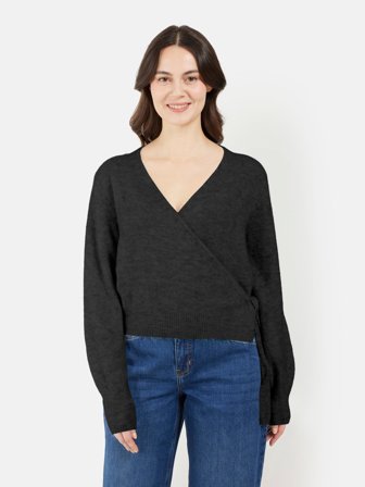 B. COPENHAGEN - Cardigan - Sort - Slå Om