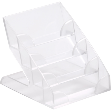 Holdbar Visittkortstativ 4-Fag