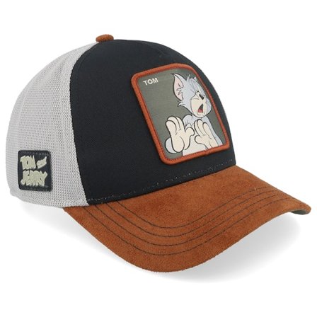 Capslab - Schwarz trucker Cap - Tom & Jerry Brown/Black A-Frame Trucker @ Hatstore