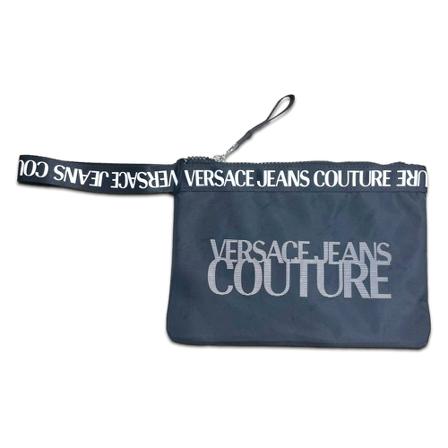 Versace Jeans Couture, Wallets Cardholders Czarny, Mężczyzna, Rozmiar: ONE Size