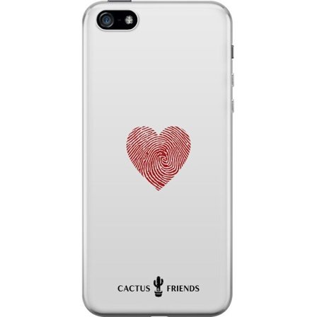 Yhteensopiva Puhelinkuori Apple Apple iPhone 5 Cactus and Friends - Fingerprint Love